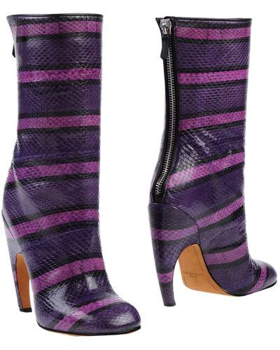 givenchy purple boots|More.